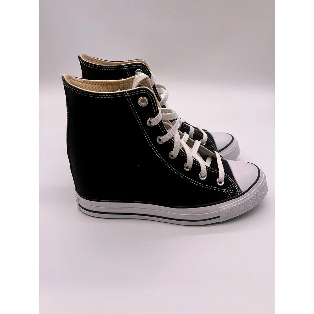 Converse Women's Chuck Taylor All Star Wedge Platform High Cavas Black NEW